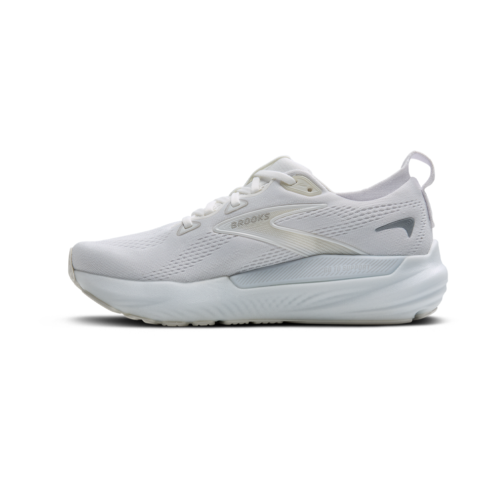 Brooks Women's Glycerin GTS 22 D Width White/White/Grey