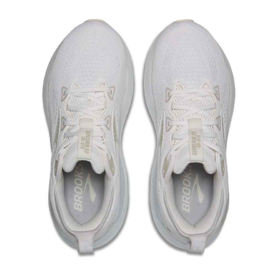 Brooks Women's Glycerin GTS 22 B Width White/White/Grey