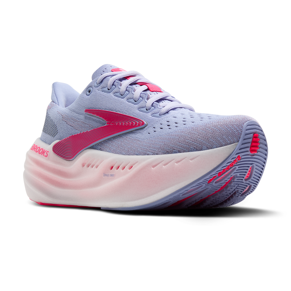 Brooks Women's Glycerin Max Blue Heron/Diva Pink/White