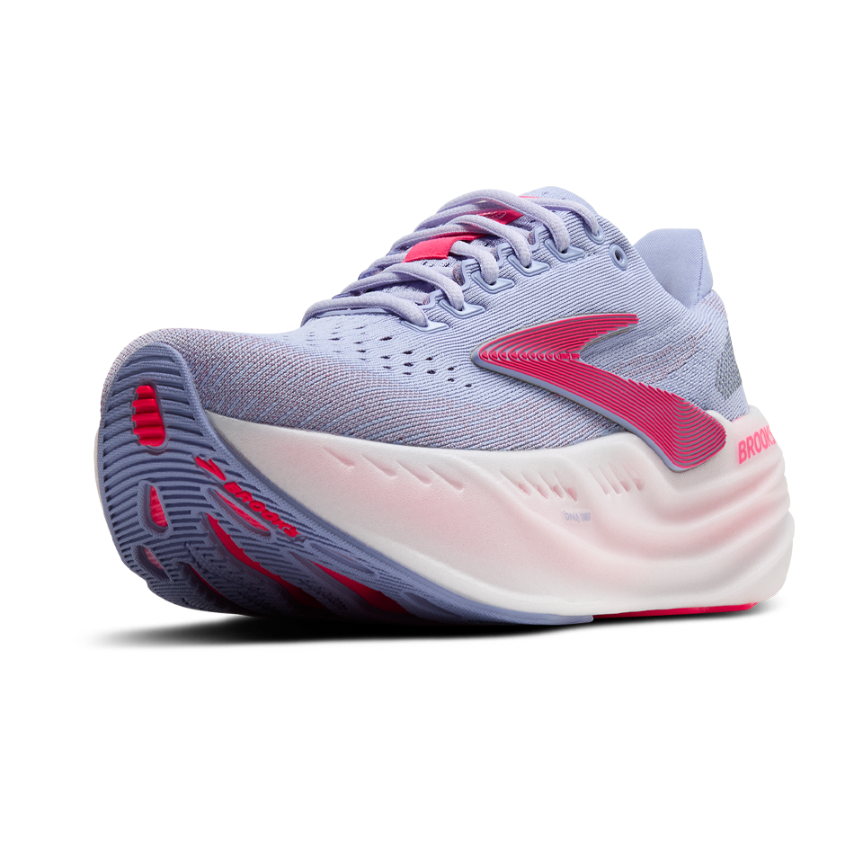 Brooks Women's Glycerin Max Blue Heron/Diva Pink/White