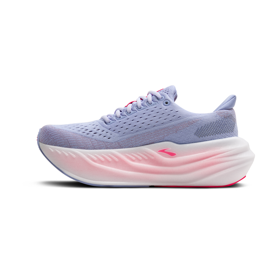 Brooks Women's Glycerin Max Blue Heron/Diva Pink/White