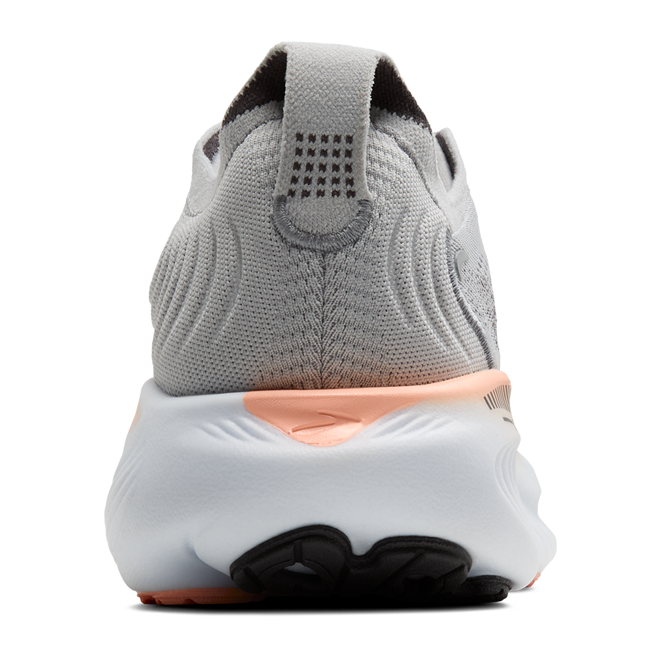 Brooks Women's Adrenaline GTS 25 B Width Grey/Blackened Pearl/Coral