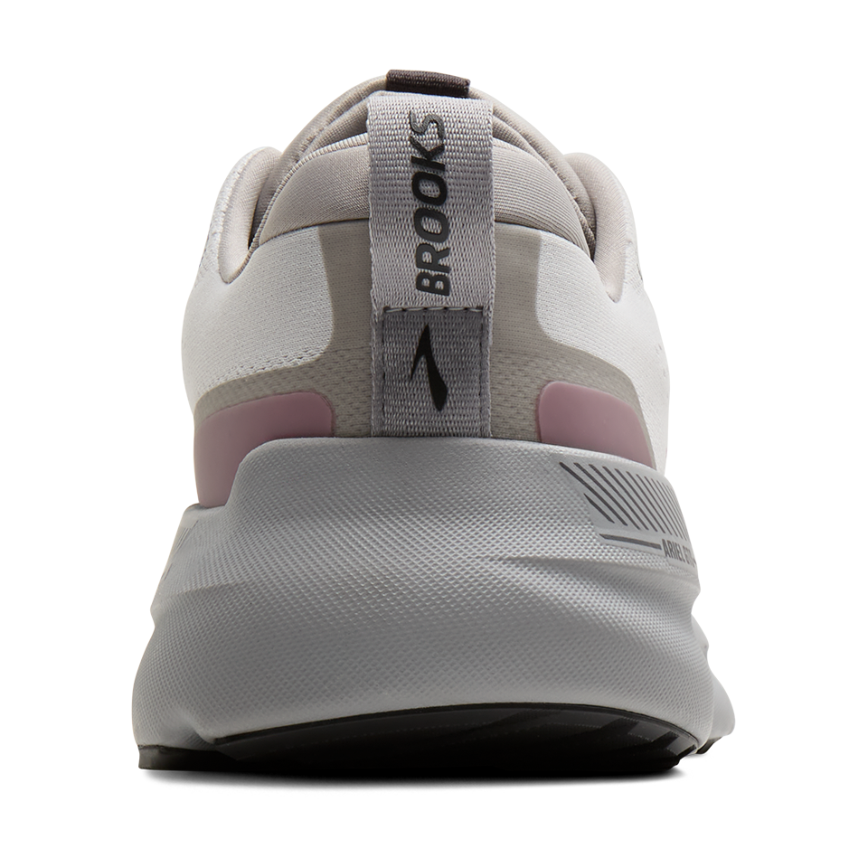Brooks Women's Ariel GTS 26 D Width Oyster Mushroom/Alloy/Pink
