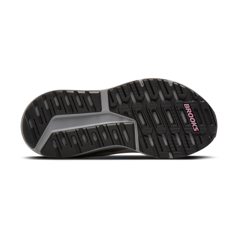 Brooks Women's Ariel GTS 26 D Width Oyster Mushroom/Alloy/Pink