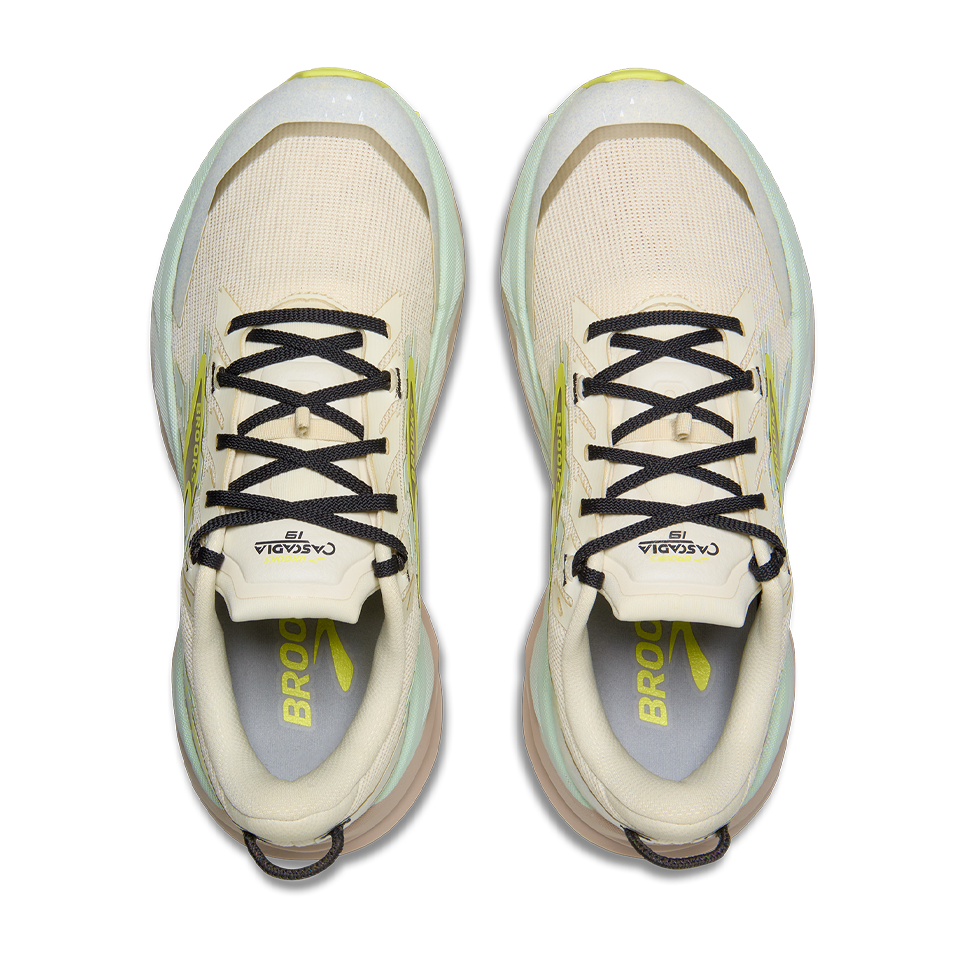 Brooks Women's Cascadia 19 Coconut/Misty Blue/Ebony