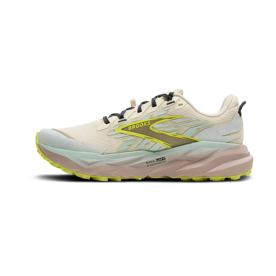 Brooks Women's Cascadia 19 Coconut/Misty Blue/Ebony