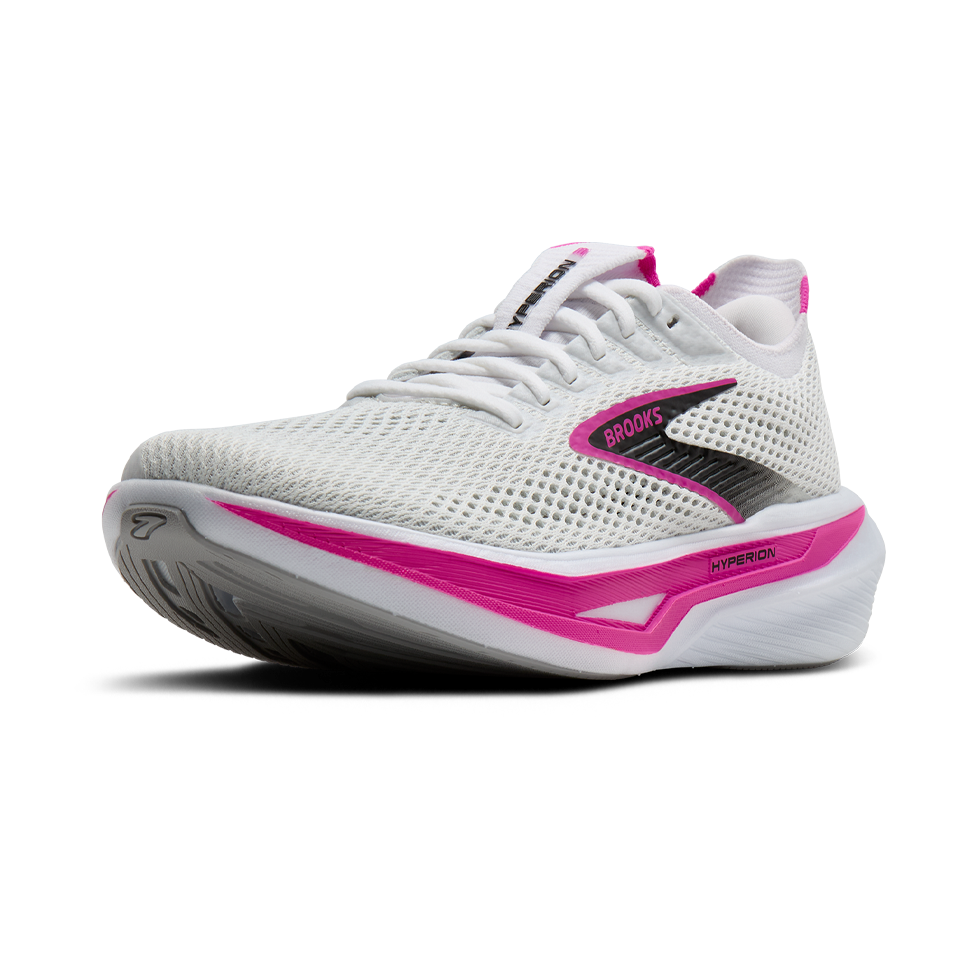 Brooks Women's Hyperion 3 White/Luminary/Cyber Pink