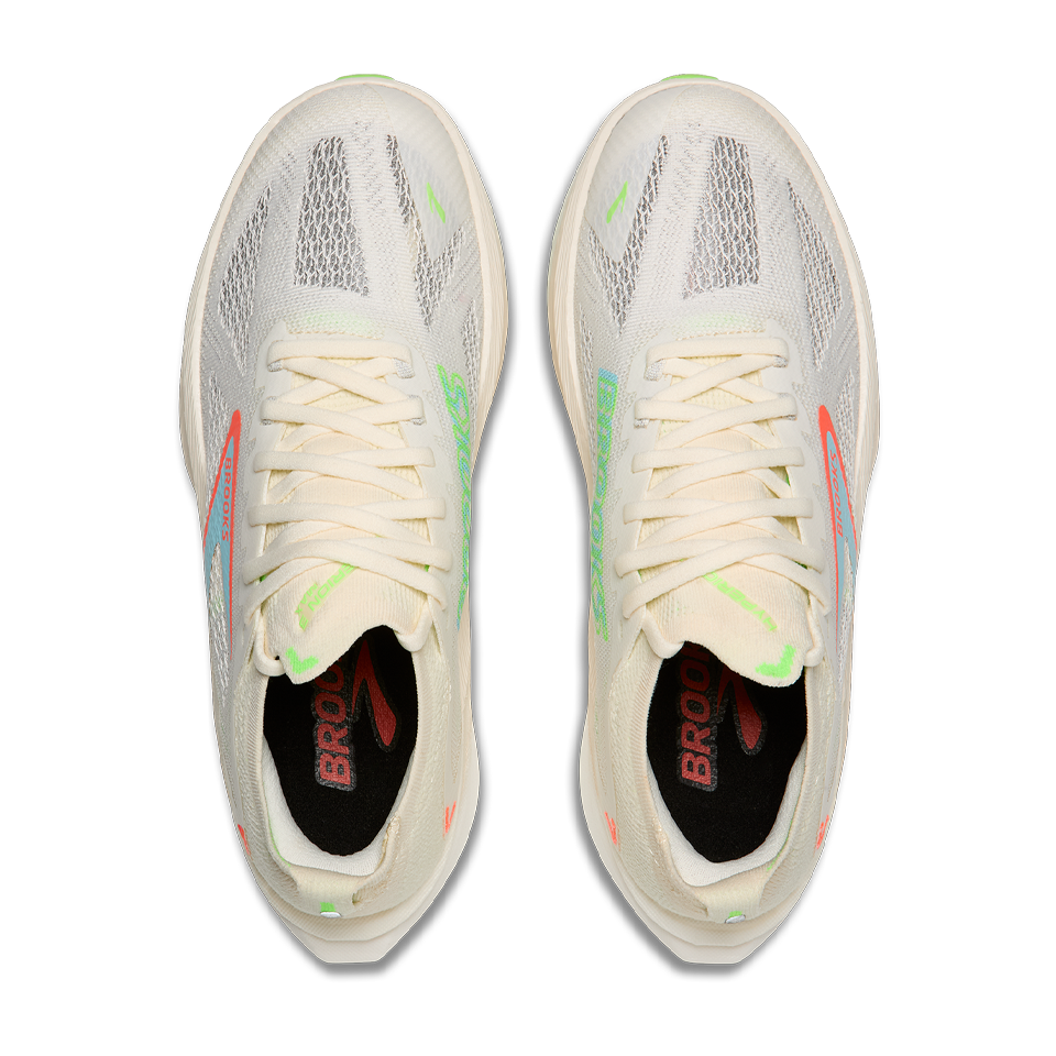 Brooks Women's Hyperion Max 3 Coconut/Green Gecko/Pink Clay