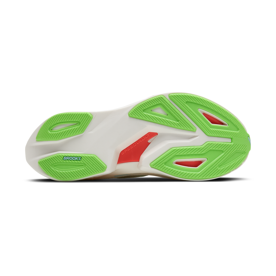 Brooks Women's Hyperion Max 3 Coconut/Green Gecko/Pink Clay