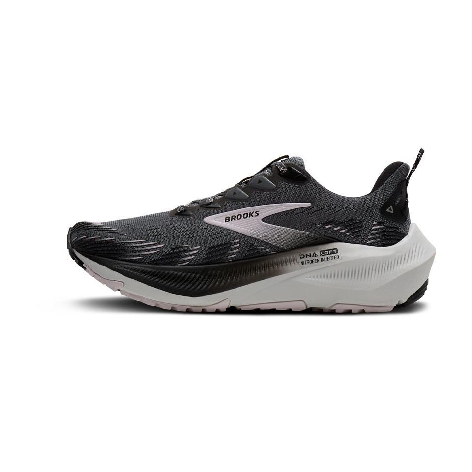 Brooks Women's Ghost Trail Poppy Seed/Black/Pink