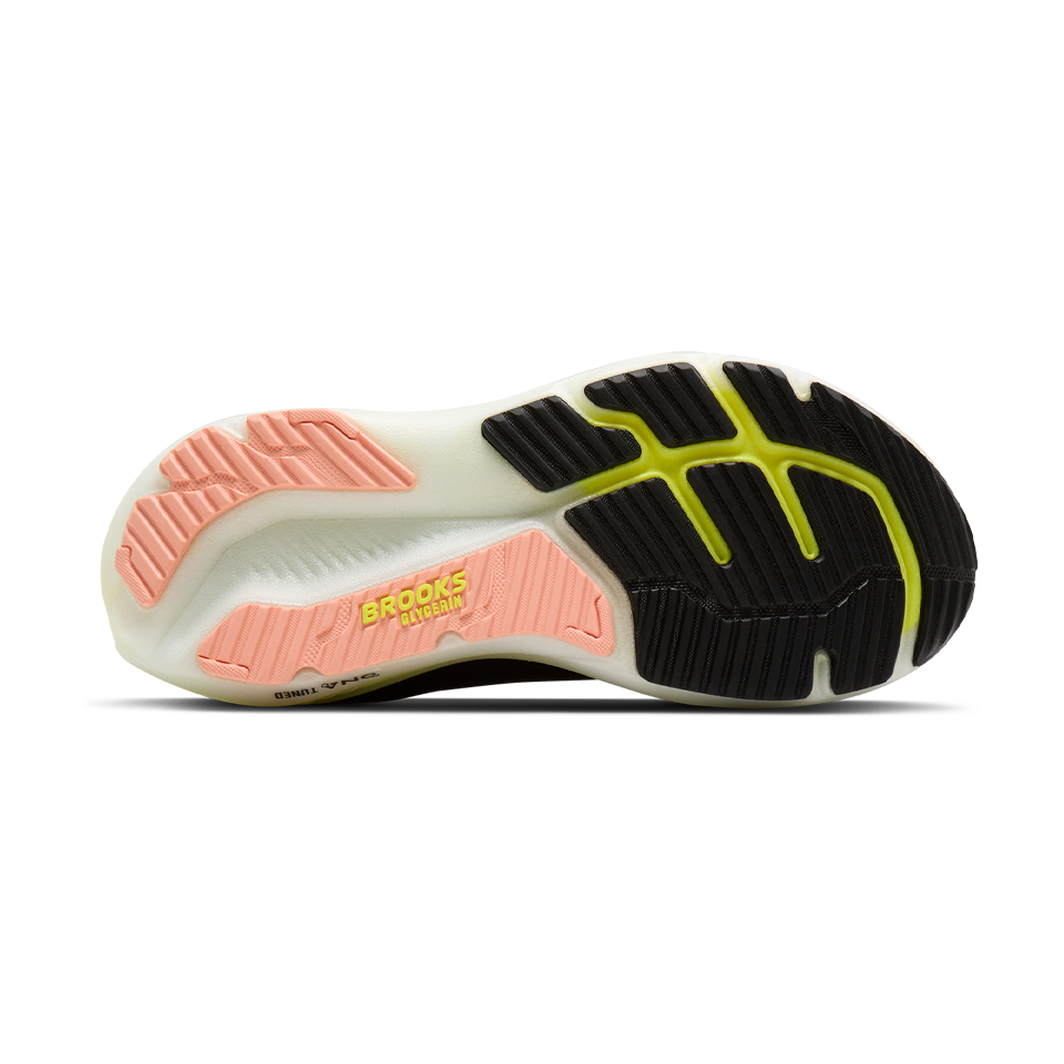 Brooks Women's Glycerin 23 B Width Black/Peach/Nightlife