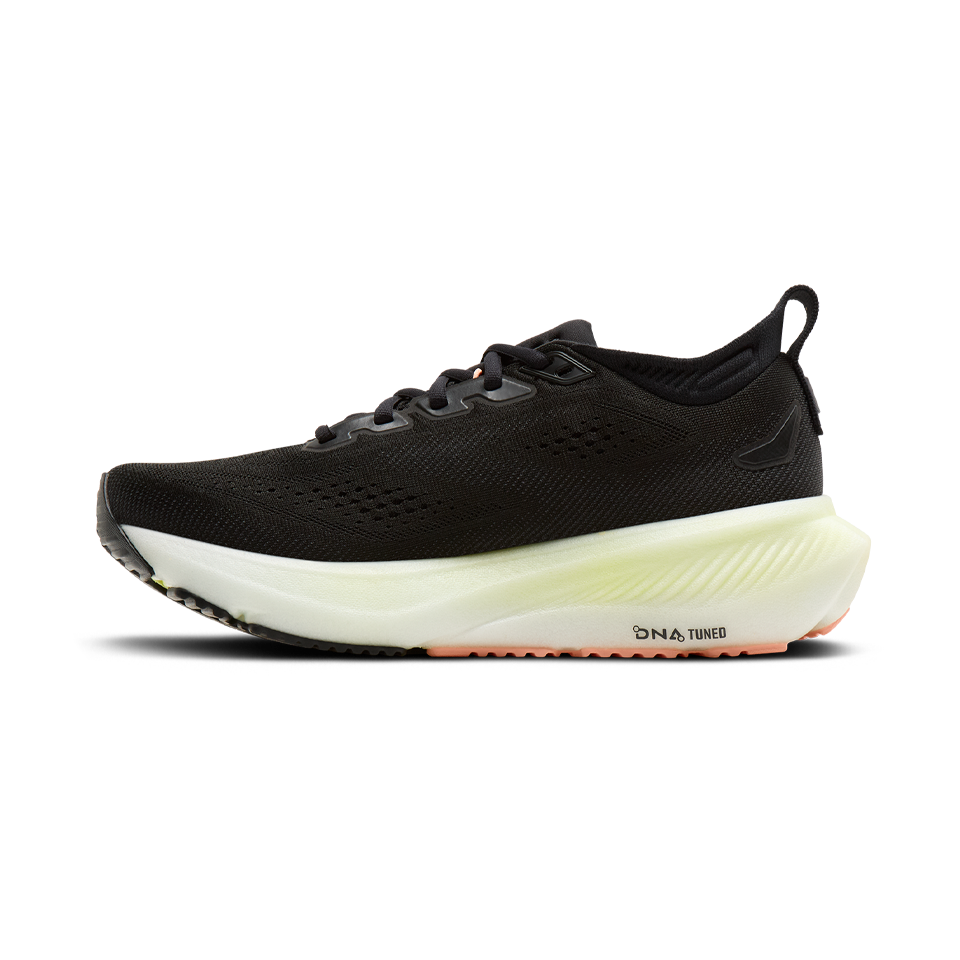 Brooks Women's Glycerin 23 B Width Black/Peach/Nightlife