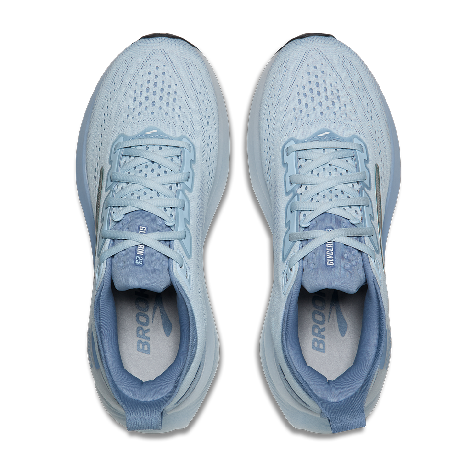 Brooks Women's Glycerin 23 B Width Nantucket Breeze/Rain/Clear