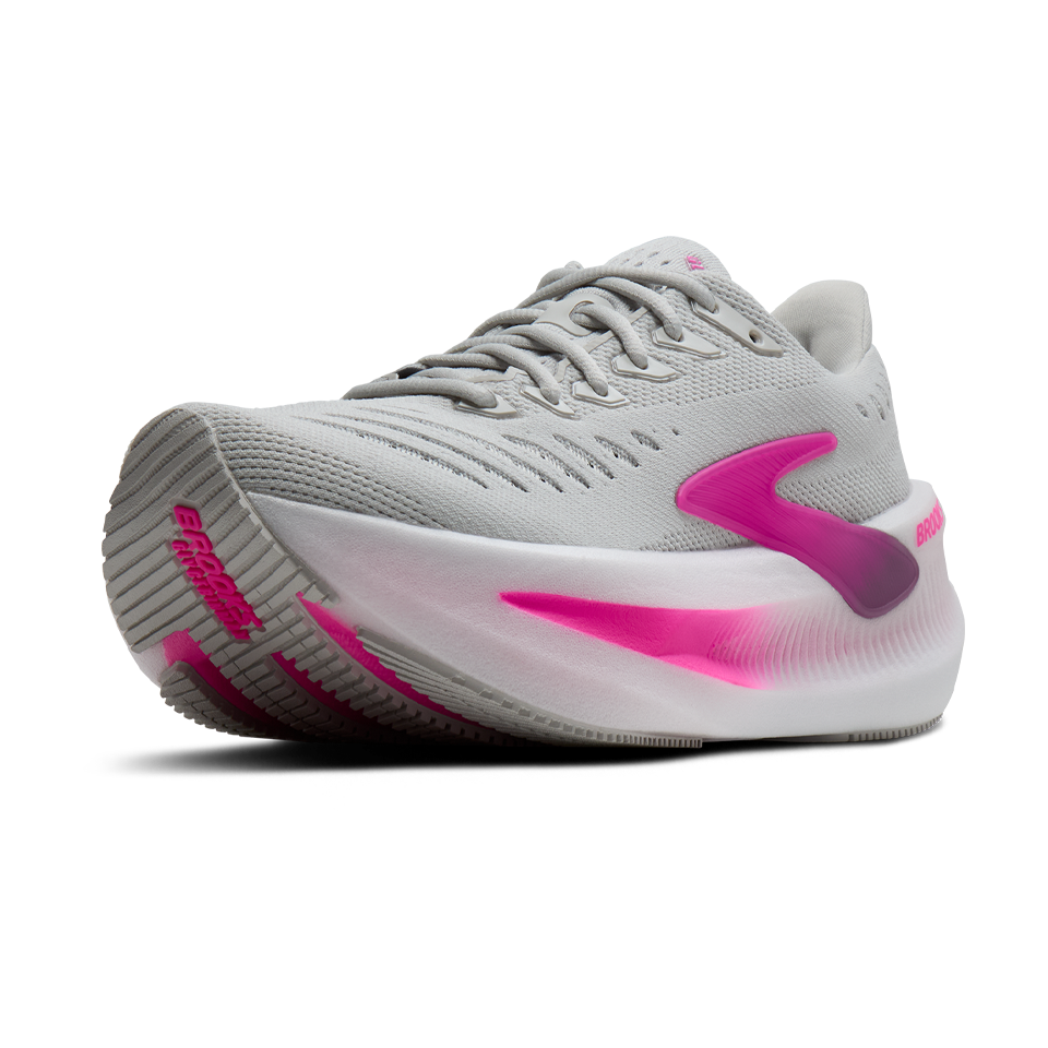 Brooks Women's Glycerin Max 2 Oyster/Argyle/Cyber Pink