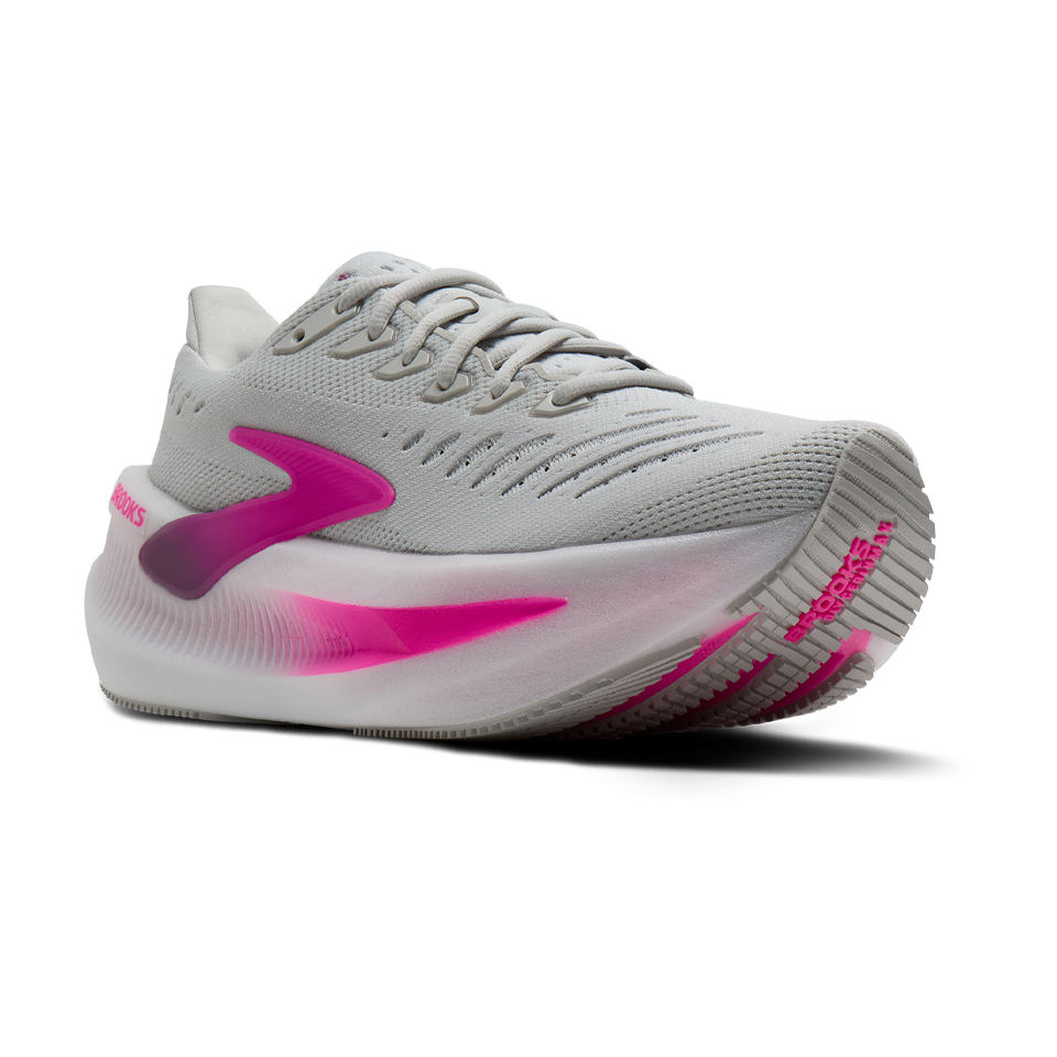 Brooks Women's Glycerin Max 2 Oyster/Argyle/Cyber Pink