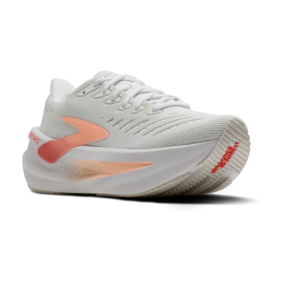 Brooks Women's Glycerin Max 2 White/Coral/Peach