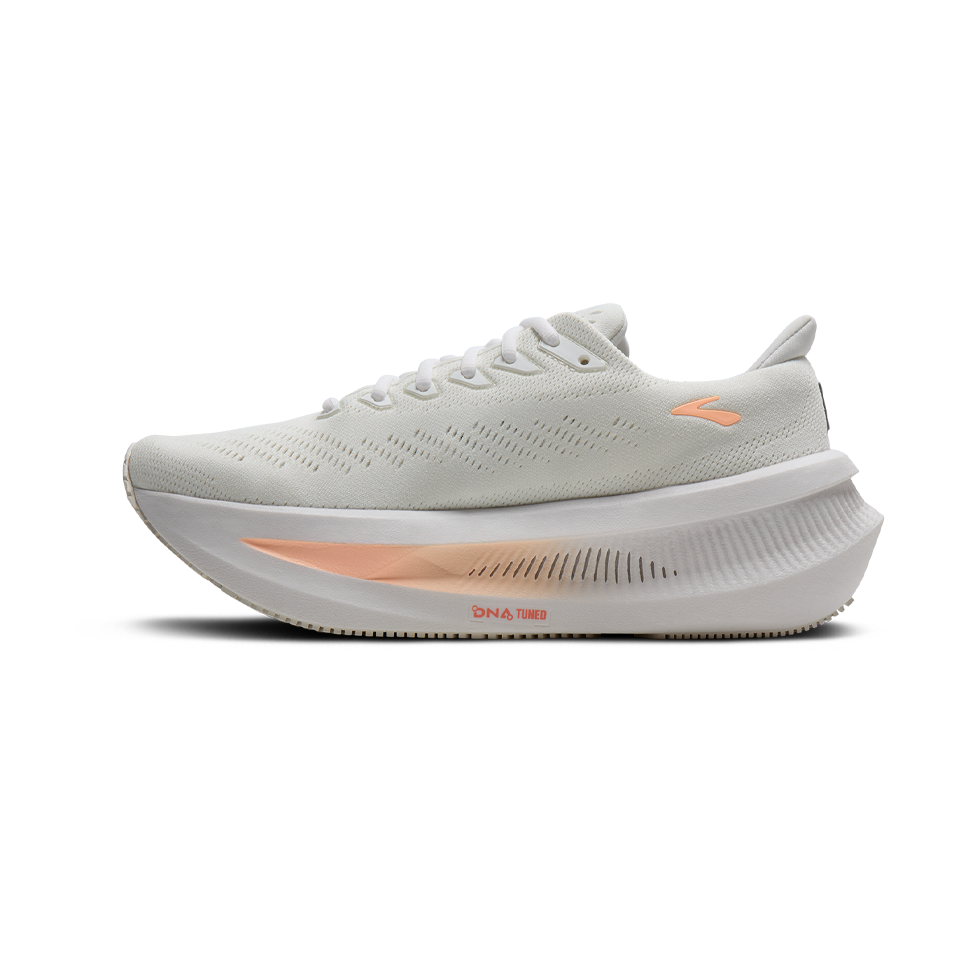 Brooks Women's Glycerin Max 2 White/Coral/Peach