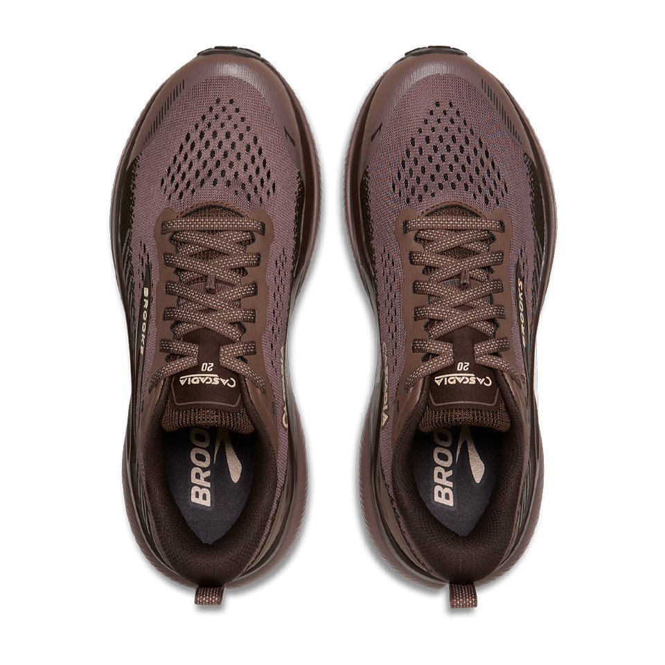 Brooks Women's Cascadia 20 Peppercorn/Coffee/Rose