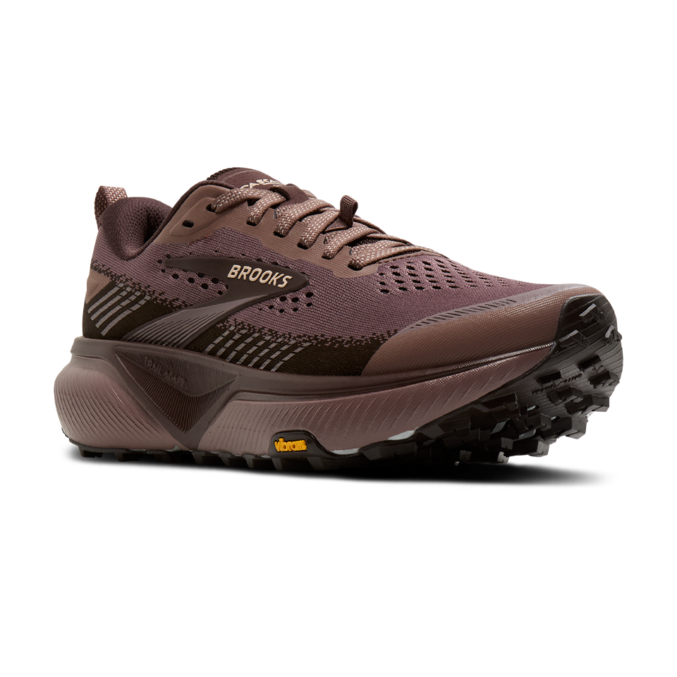 Brooks Women's Cascadia 20 Peppercorn/Coffee/Rose
