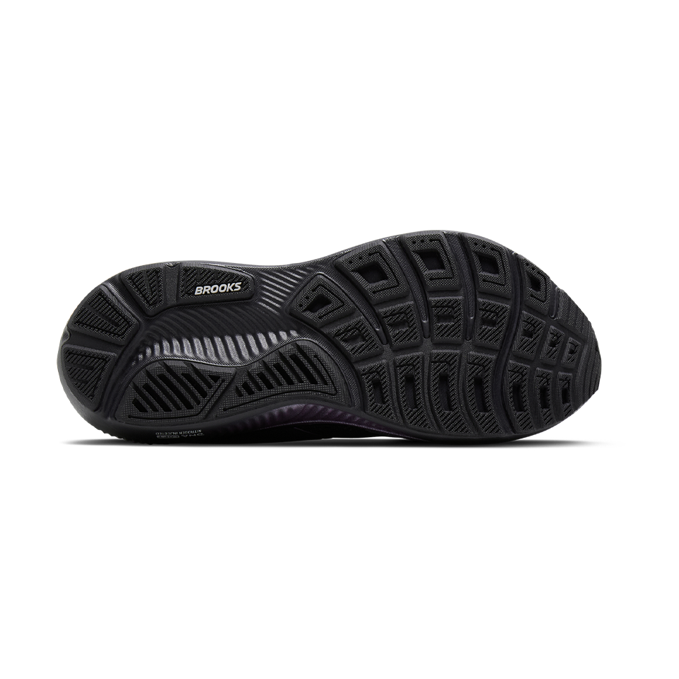 Brooks Women's Ghost 18 B Width Ebony/Folkstone/Metallic