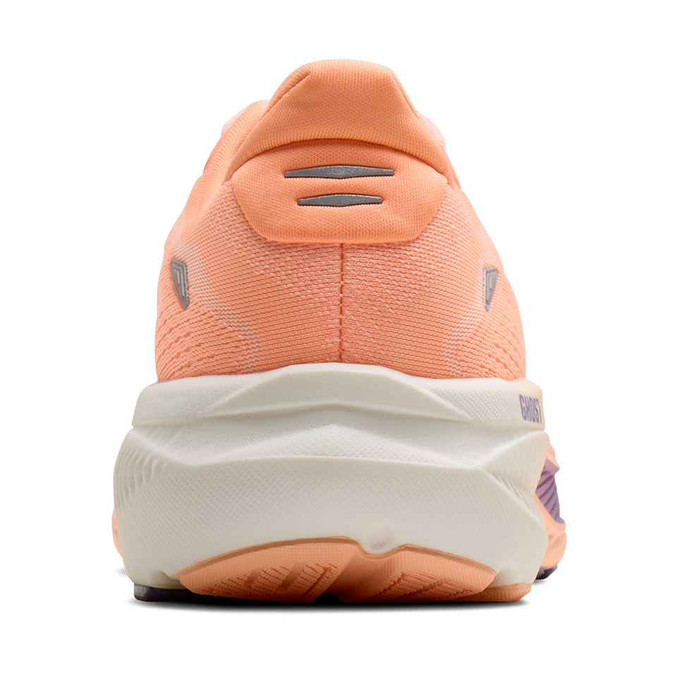 Brooks Women's Ghost 18 B Width Peach/Grape/Coconut