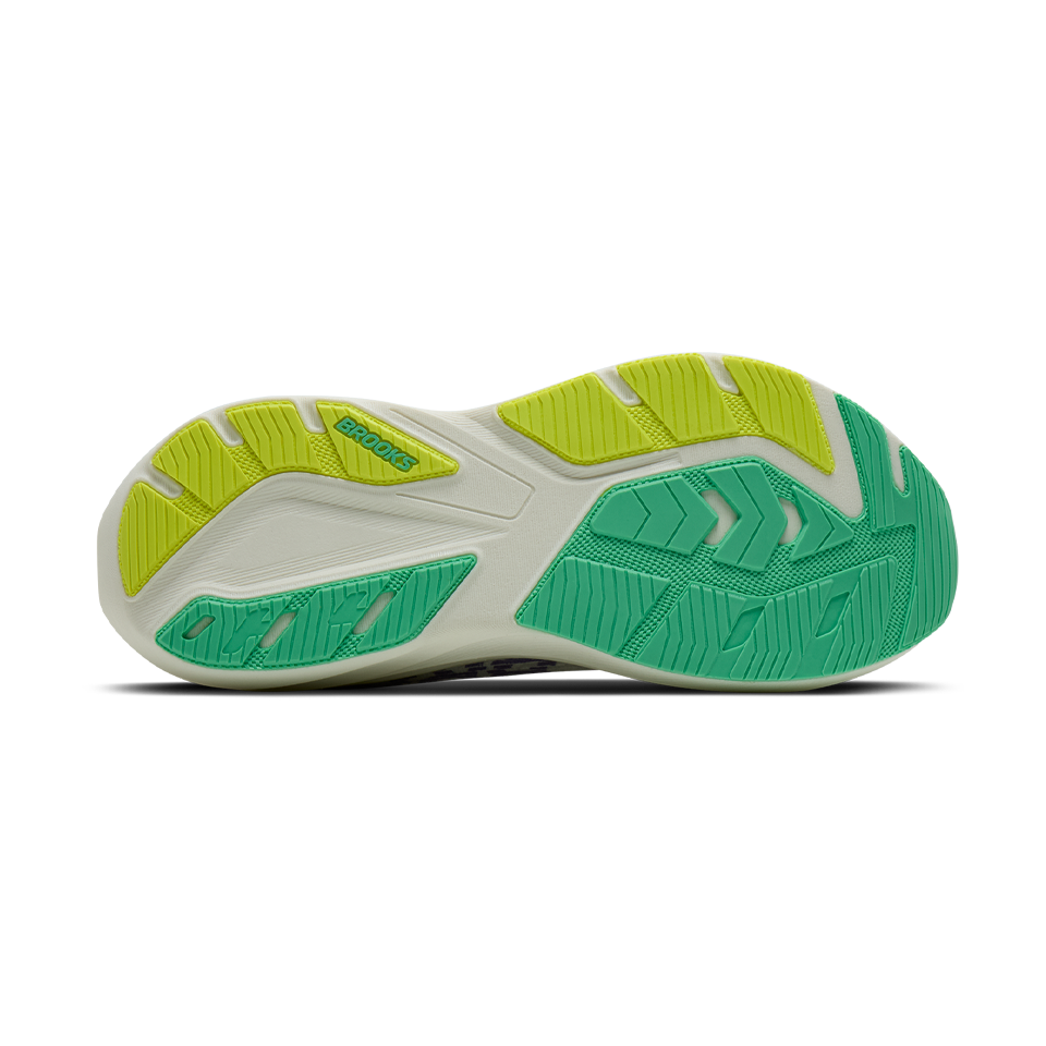 Brooks Women's Ghost Amp Grey/Grey/Paradise Green