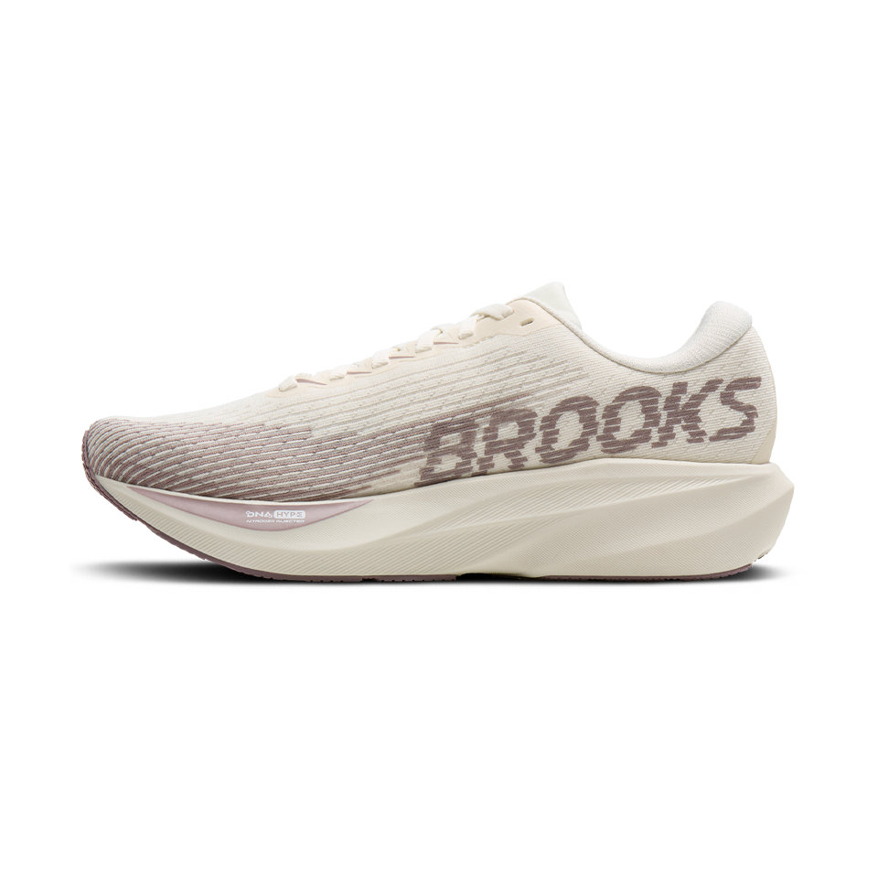Brooks Women's Ghost Amp Arctic Wolf/Dove/Pink