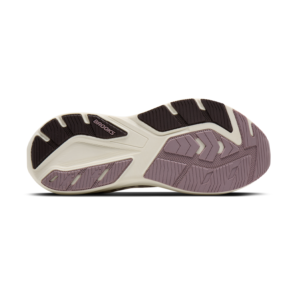 Brooks Women's Ghost Amp Arctic Wolf/Dove/Pink