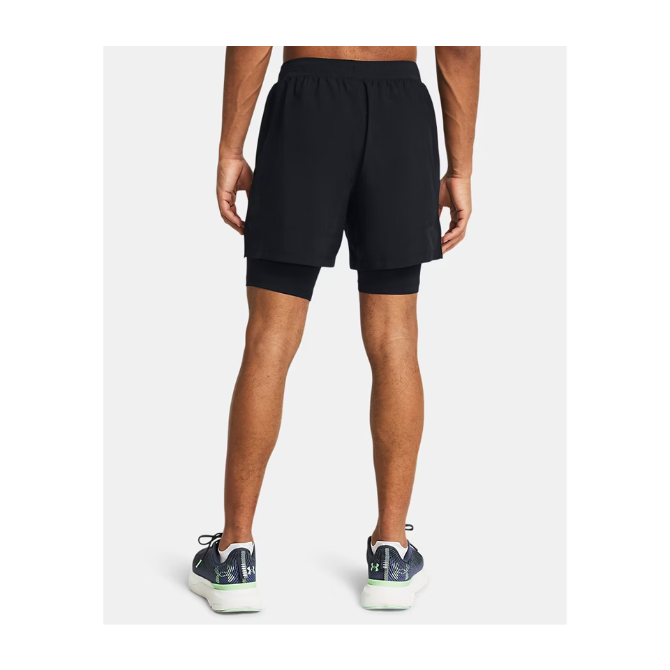 Under Armour Men's UA Launch 2-in-1 5" Shorts Black