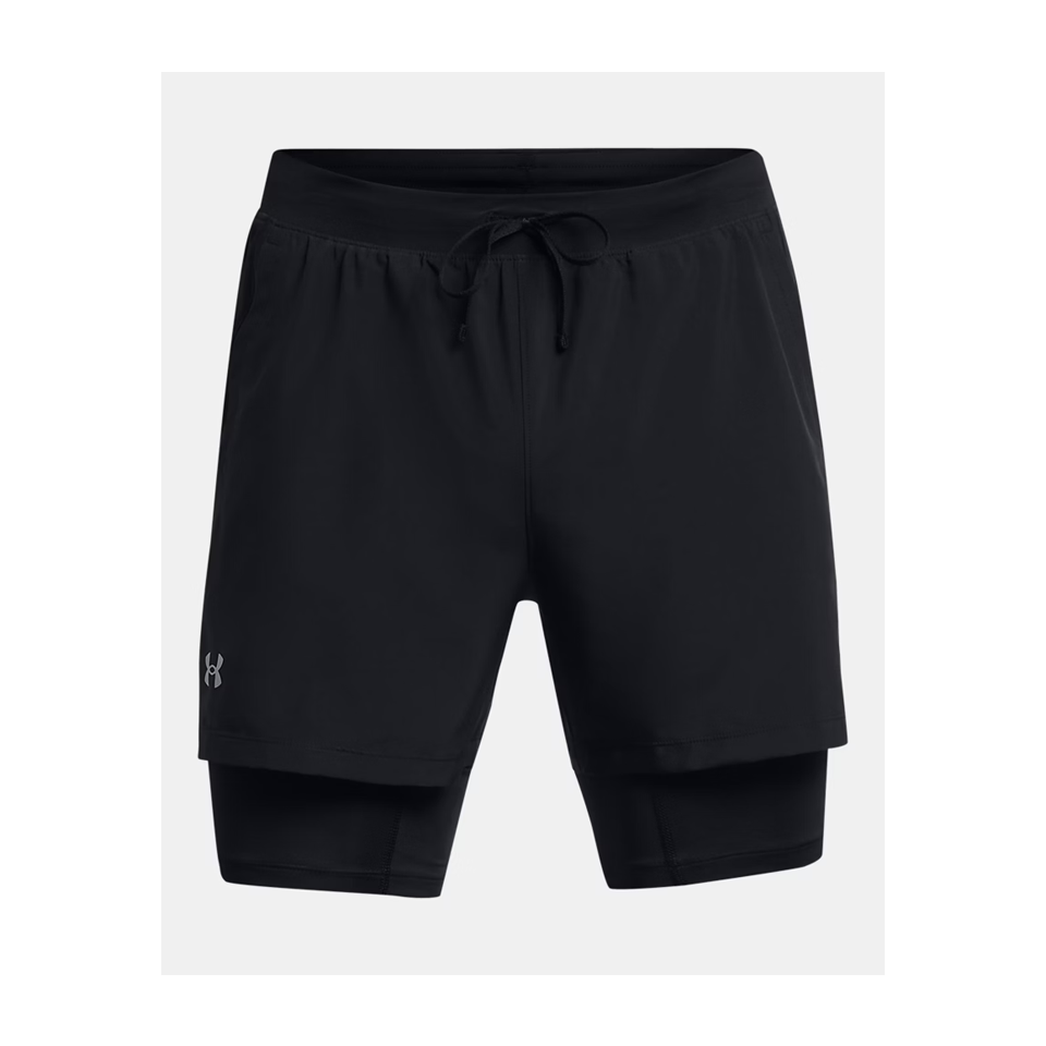 Under Armour Men's UA Launch 2-in-1 5" Shorts Black