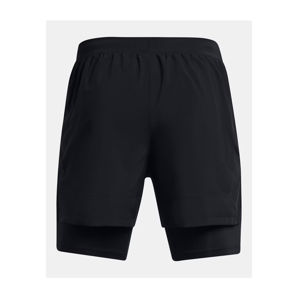 Under Armour Men's UA Launch 2-in-1 5" Shorts Black