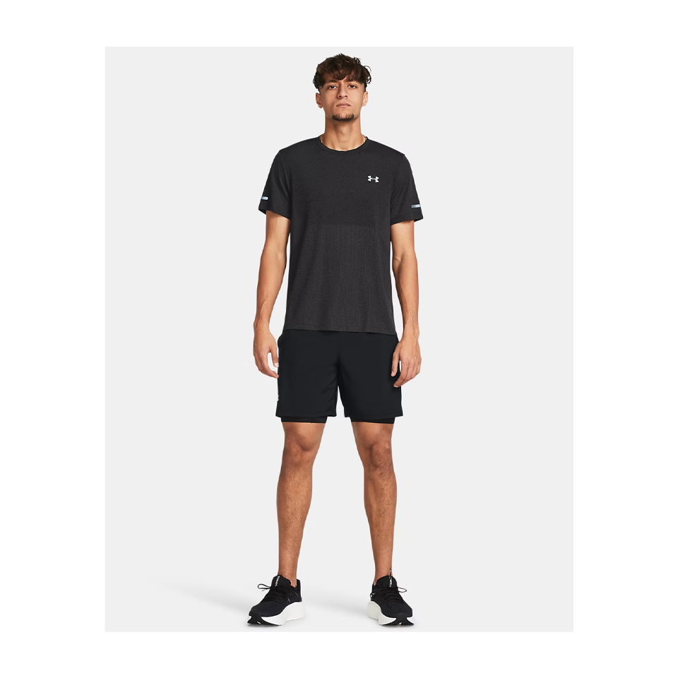 Under Armour Men's UA Launch 2-in-1 7" Shorts Black