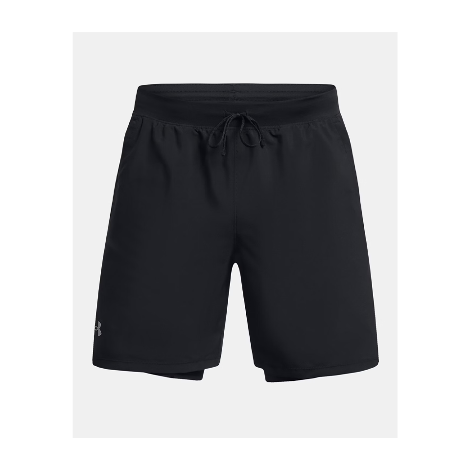 Under Armour Men's UA Launch 2-in-1 7" Shorts Black