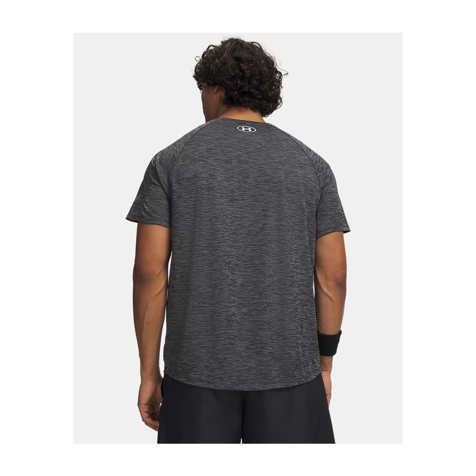 Under Armour Men's UA Tech Textured Short Sleeve Black