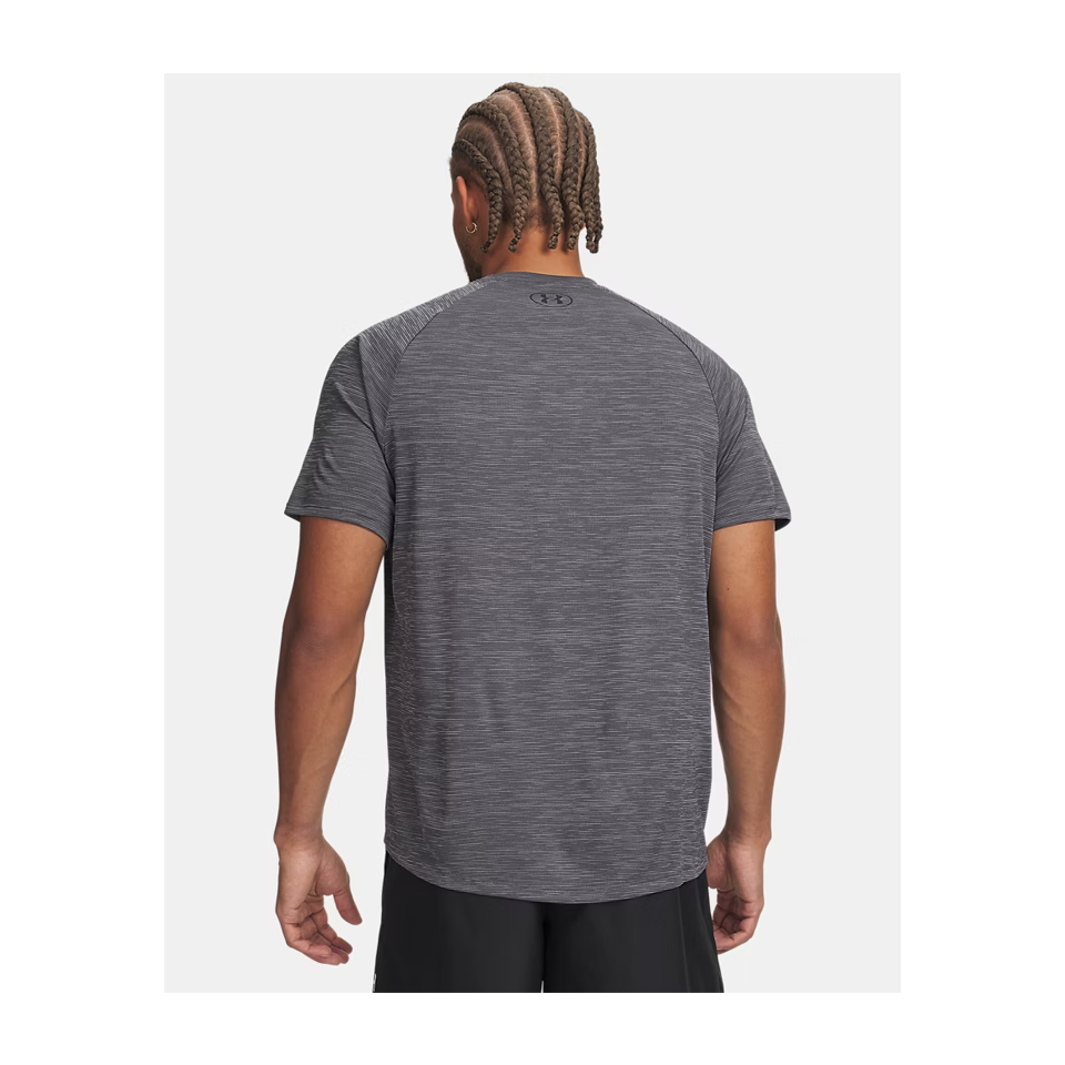 Under Armour Men's Tech Textured Short Sleeve Castlerock