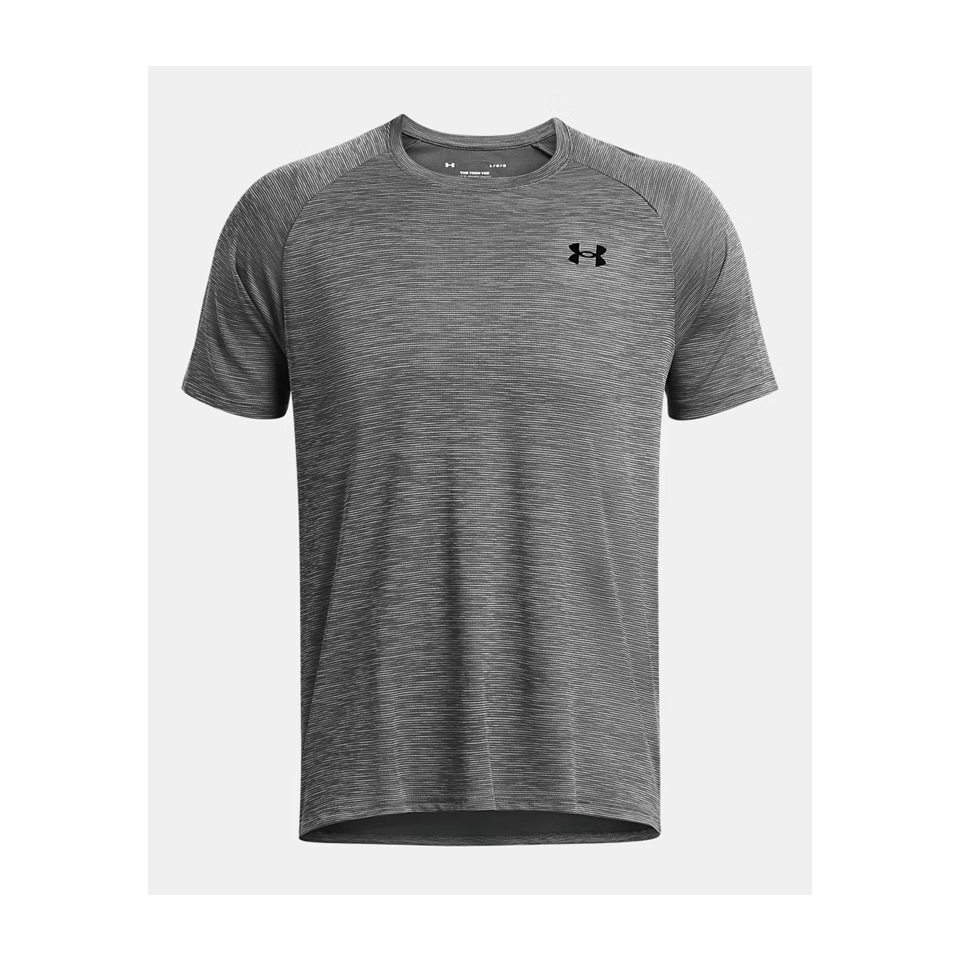 Under Armour Men's Tech Textured Short Sleeve Castlerock