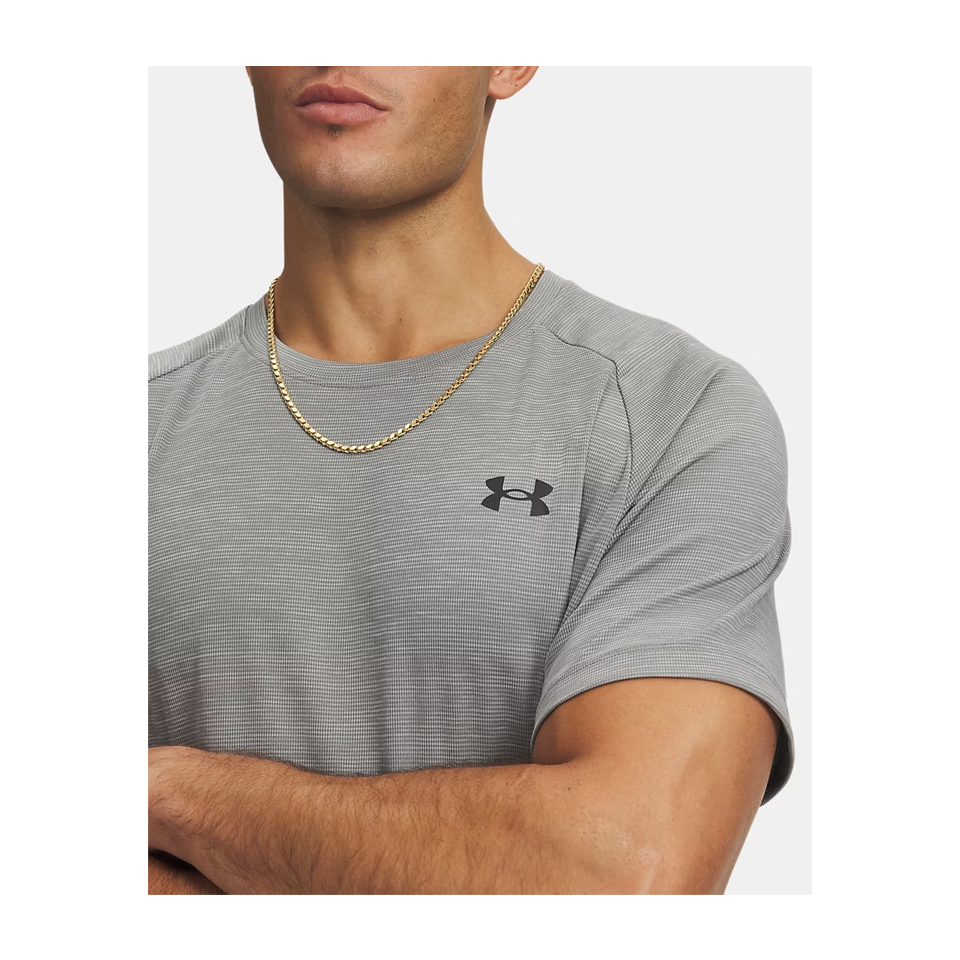 Under Armour Men's UA Tech Textured Short Sleeve Clay Green