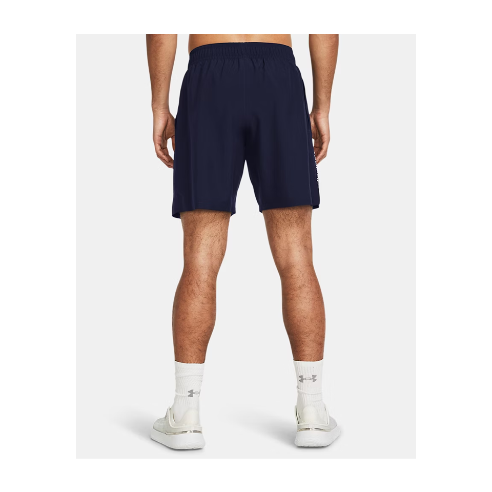Under Armour Men's UA Tech Woven Wordmark Shorts Midnight Navy