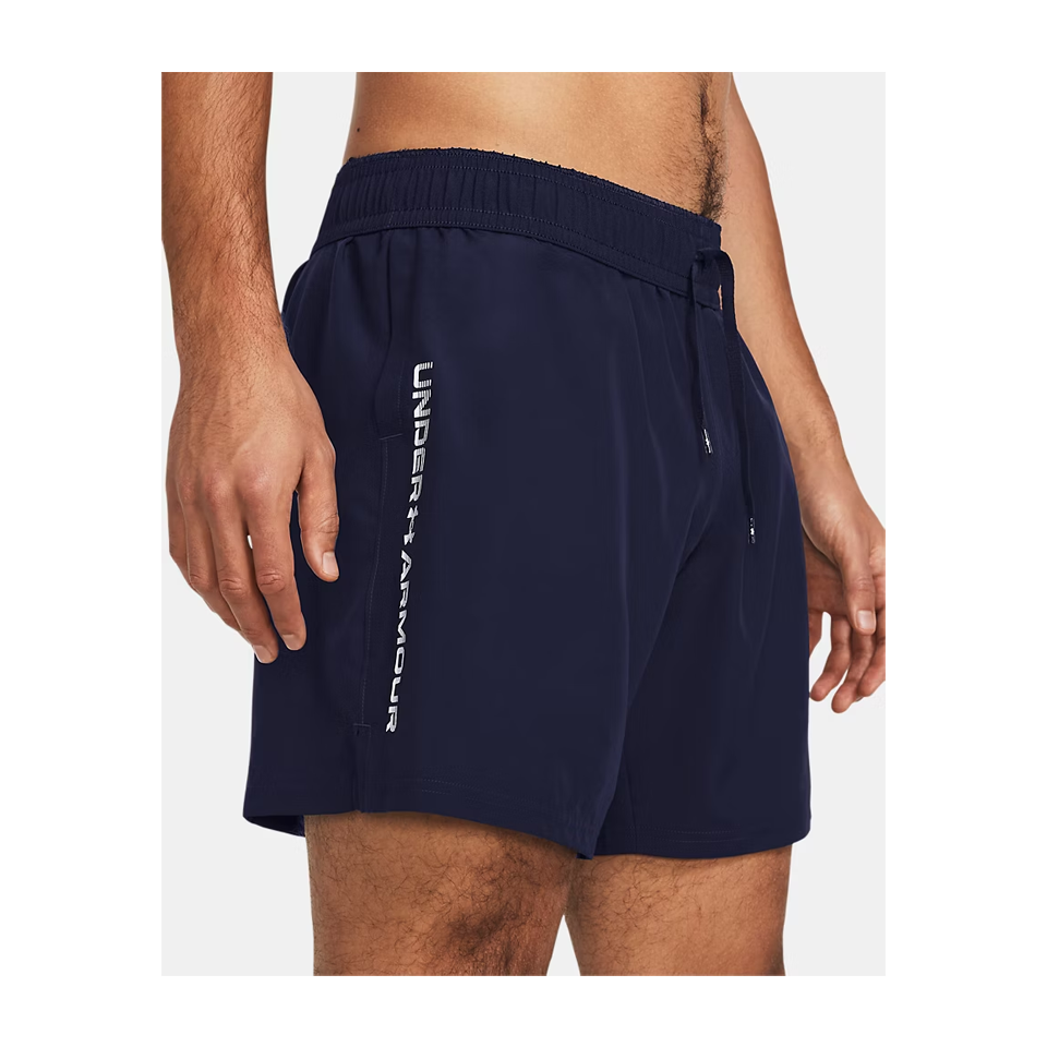 Under Armour Men's UA Tech Woven Wordmark Shorts Midnight Navy