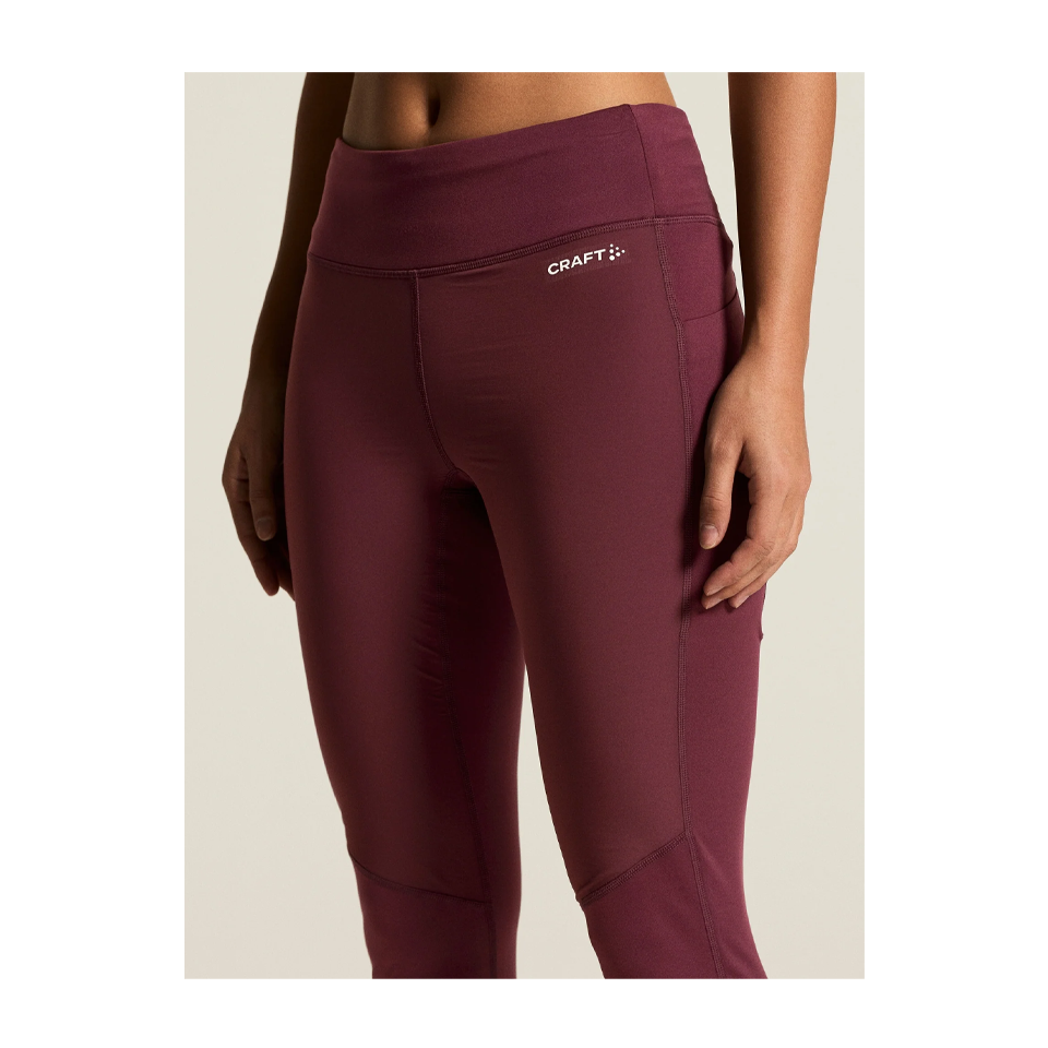Craft Women's ADV Essence Warm Wind Tights 2 Dk Fig