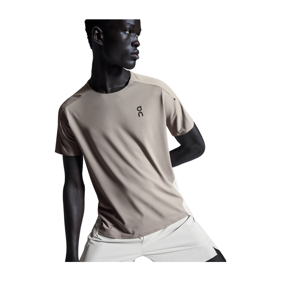 On Men's Performance-T Cinder/Silver