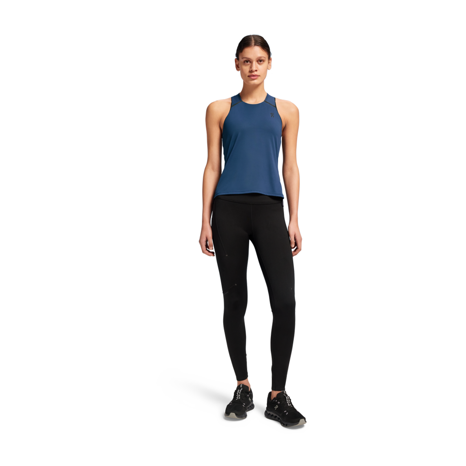 On Women's Performance Tank Denim/Navy