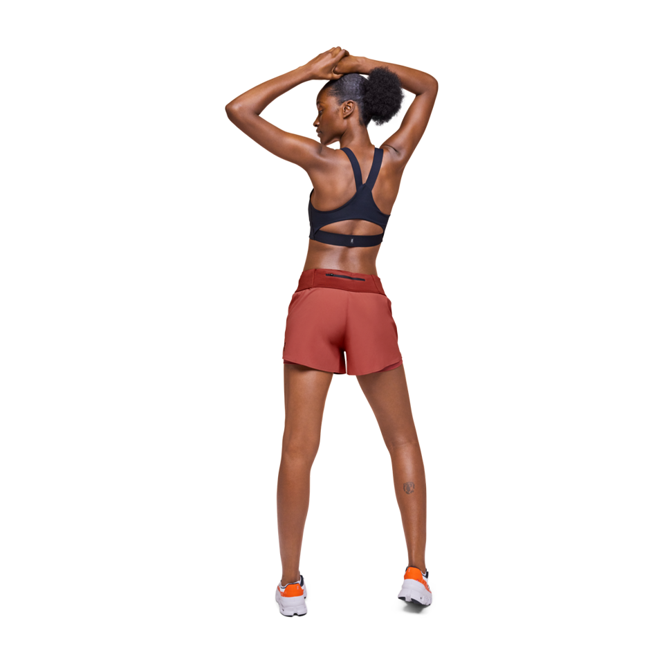 On Women's Running Shorts Auburn/Ruby