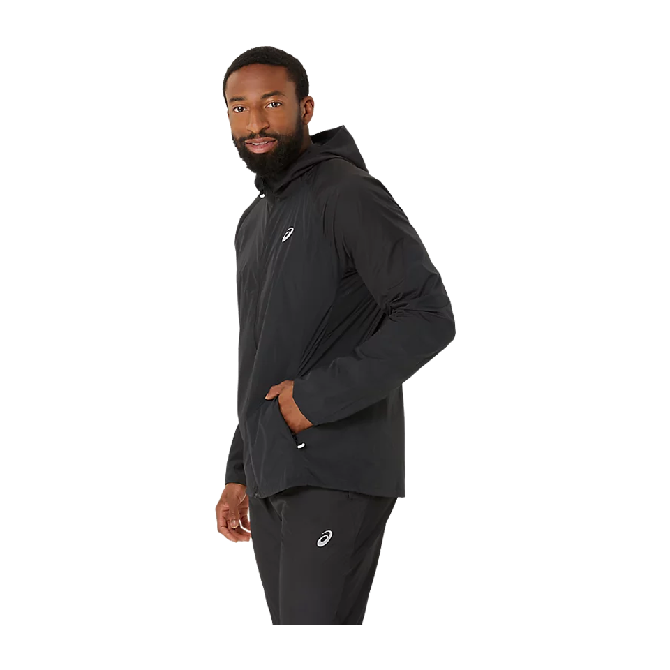 ASICS Men's ROAD PACKABLE JACKET Performance Black