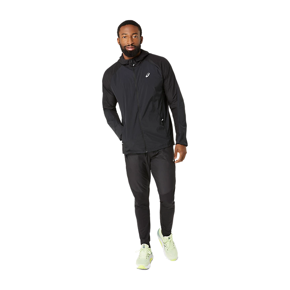 ASICS Men's ROAD PACKABLE JACKET Performance Black
