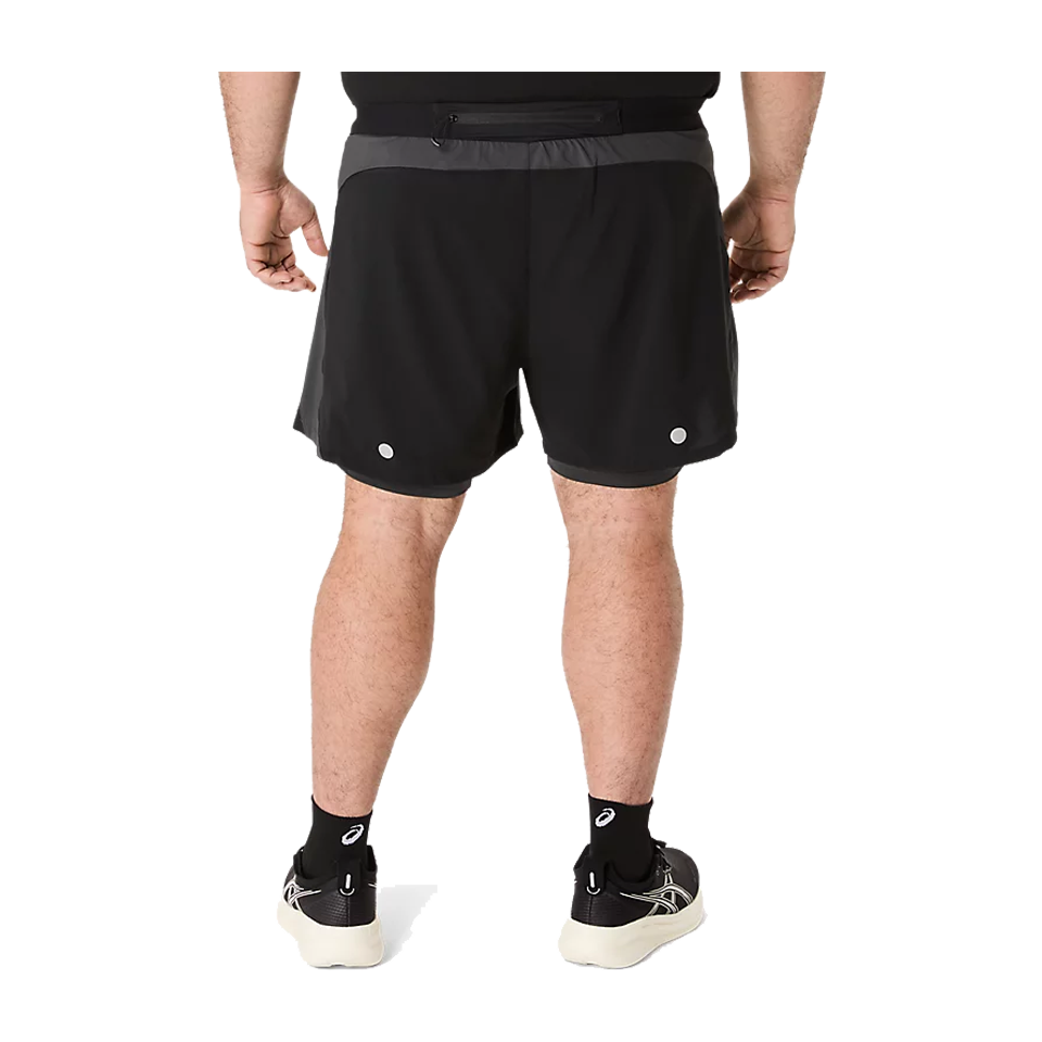 ASICS Men's ROAD 5" 2in1 Short Black