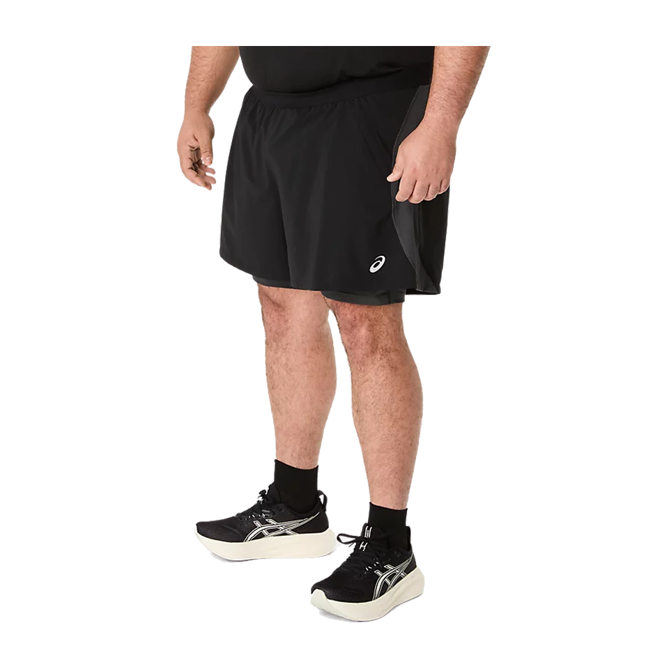 ASICS Men's ROAD 5" 2in1 Short Black