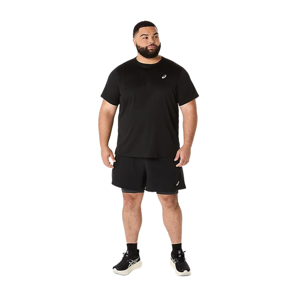 ASICS Men's ROAD 5" 2in1 Short Black