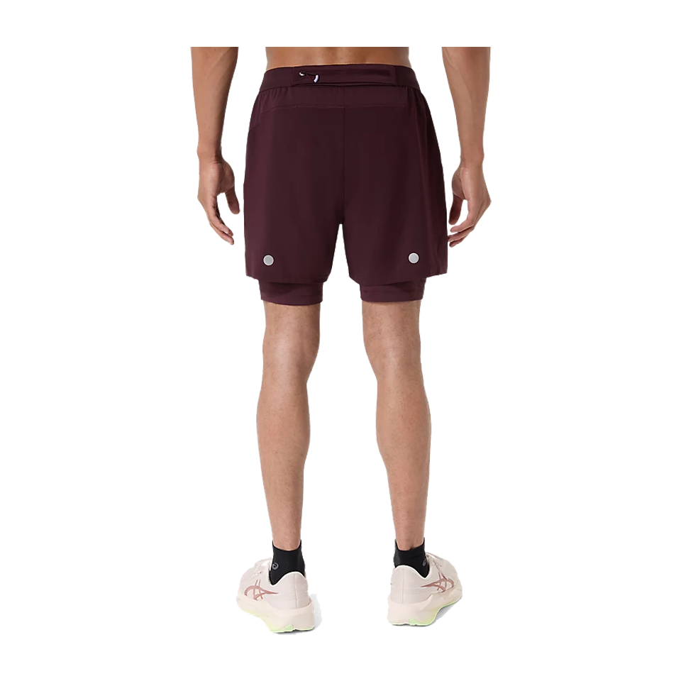 ASICS Men's ROAD 5" 2in1 Short Dark Currant