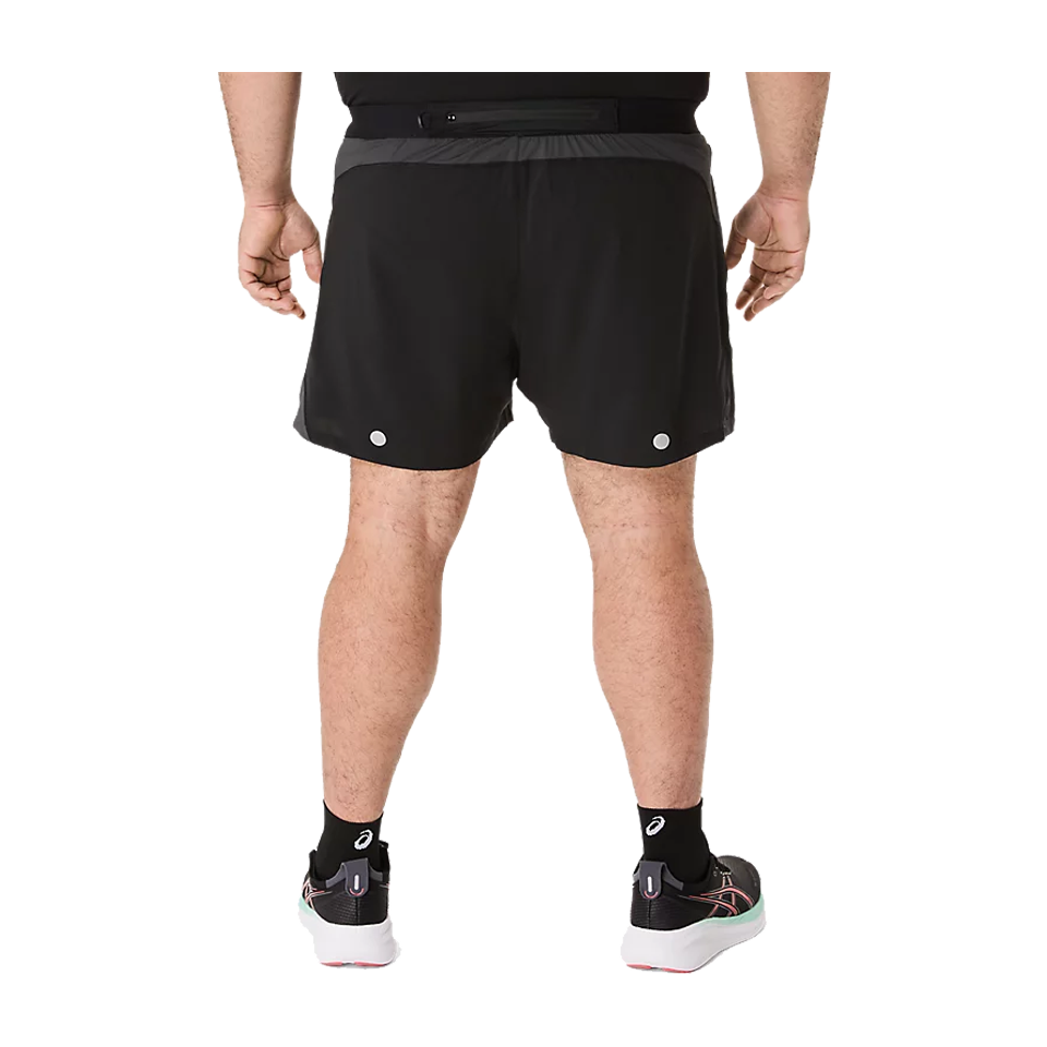ASICS Men's ROAD 5" Short Black